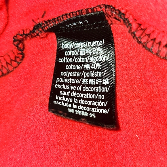 VS SPORT Full Zip Hoodie Soft Fleece Color Red Plaid, Size Medium - Picture 6 of 10